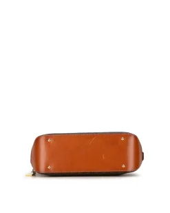 Preloved Interlocking G Leather Long Wallet with Snap Closure