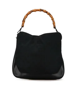 Preloved Leather Flap Bag with Detachable Chain Strap and Magnetic