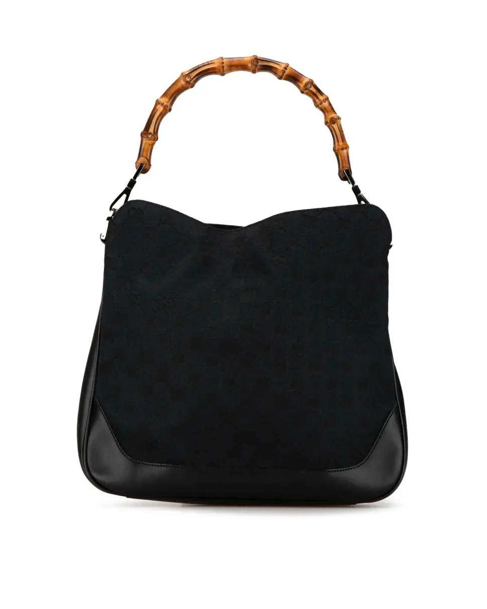 Preloved Leather Flap Bag with Detachable Chain Strap and Magnetic