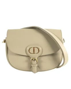 Preloved Medium Cannage D-Lite Canvas Bag with Flat Handles and