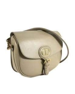 Preloved Medium Cannage D-Lite Canvas Bag with Flat Handles and