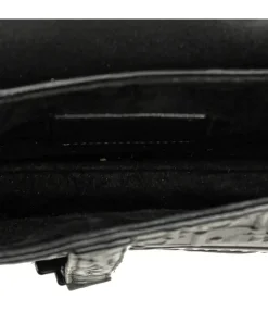 Preloved Medium Leather Saddle Bag with Magnetic Closure