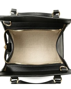 Preloved Medium Patent Cannage Quilted Leather Bag with Detachable