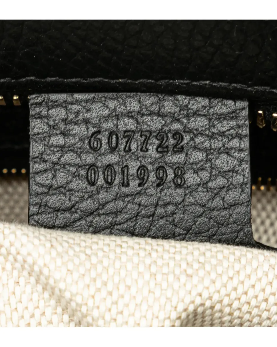 Preloved Medium Patent Cannage Quilted Leather Bag with Detachable