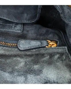 Preloved Medium Quilted Lambskin Bag with Crystal Strap