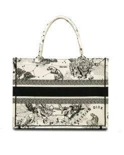 Preloved Mini Embroidered Calfskin Lady with Detachable Strap and