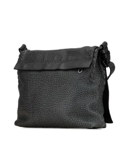Preloved Mini Ultra Matte Calfskin Cannage Bag with Detachable Strap