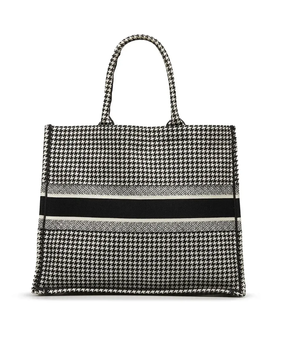 Preloved Mini Woven Leather Belt Bag with Snap Closure