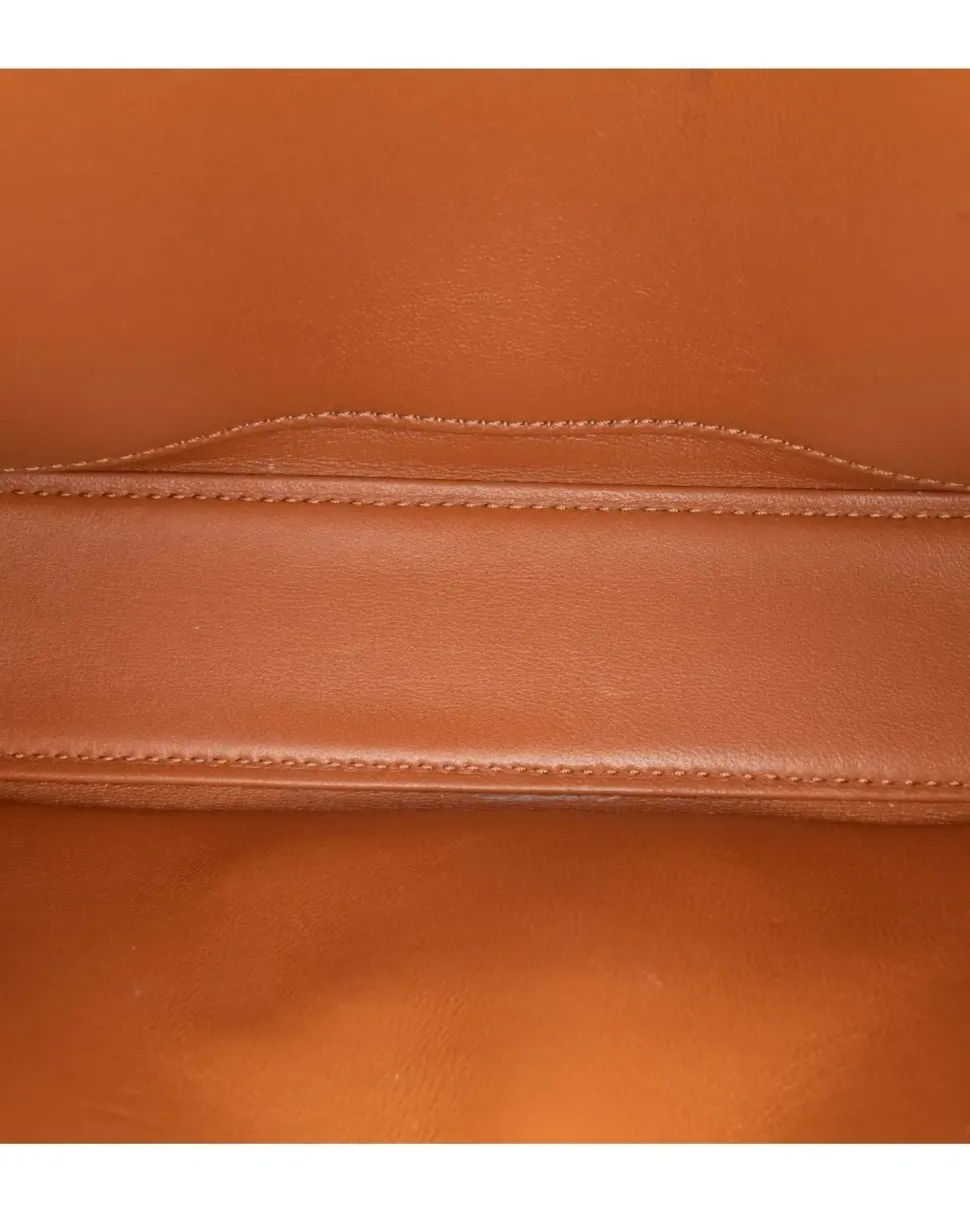 Preloved Nano Leather Gallop Pouch with Buckle Closure
