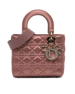 Preloved Quilted Patent Leather Handbag with Detachable Shoulder Strap