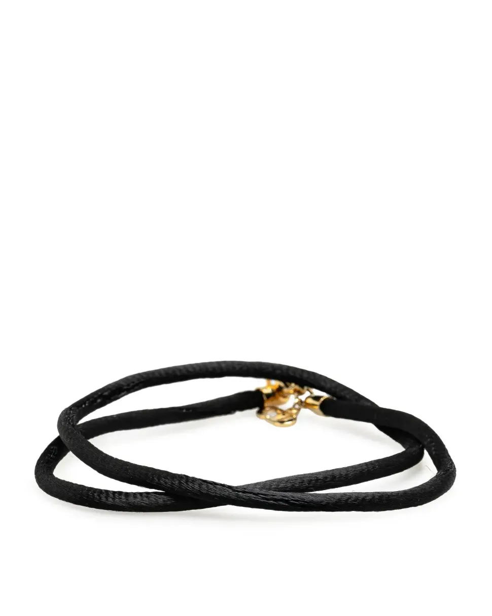 Preloved Rope Strap Choker Necklace with Lobster Clasp Closure