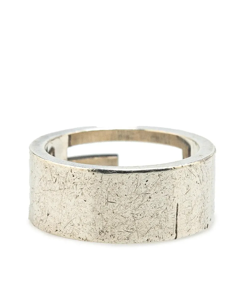 Preloved Sterling Silver G Cutout Ring
