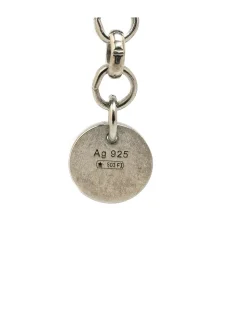 Preloved Sterling Silver G Pendant Necklace with Spring Ring Closure