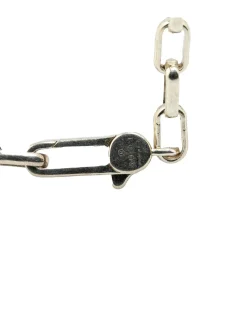 Preloved Sterling Silver Interlocking G Charm Bracelet