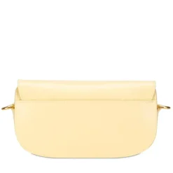 Preloved Supreme Interlocking G Coated Canvas Clutch with Leather Trim