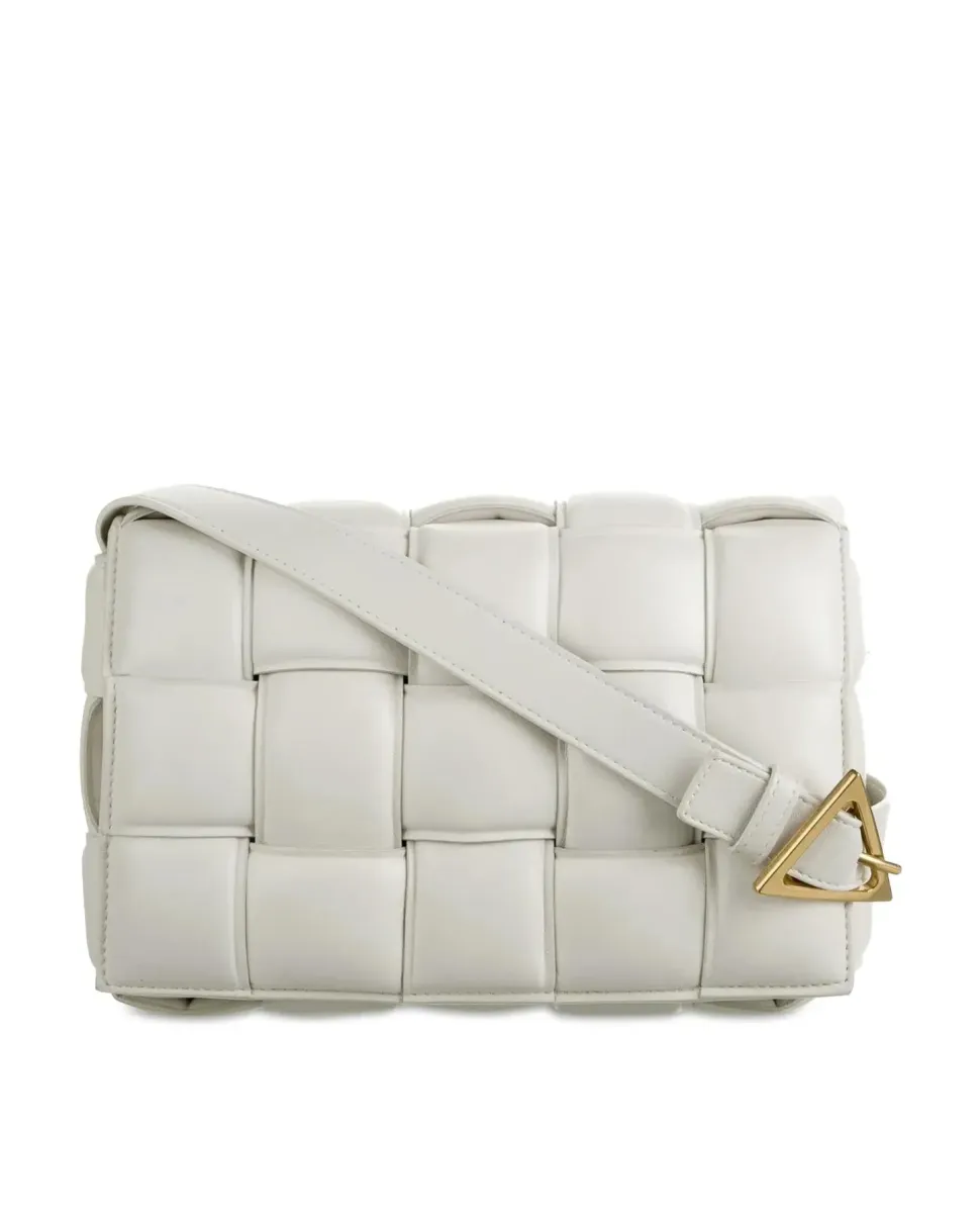 Preloved The Pouch 19 Crossbody Bag in White Lambskin Leather