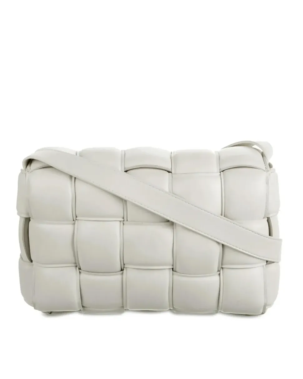 Preloved The Pouch 19 Crossbody Bag in White Lambskin Leather