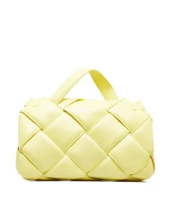 Preloved The Pouch Intrecciato Woven Lambskin Leather Shoulder Bag -