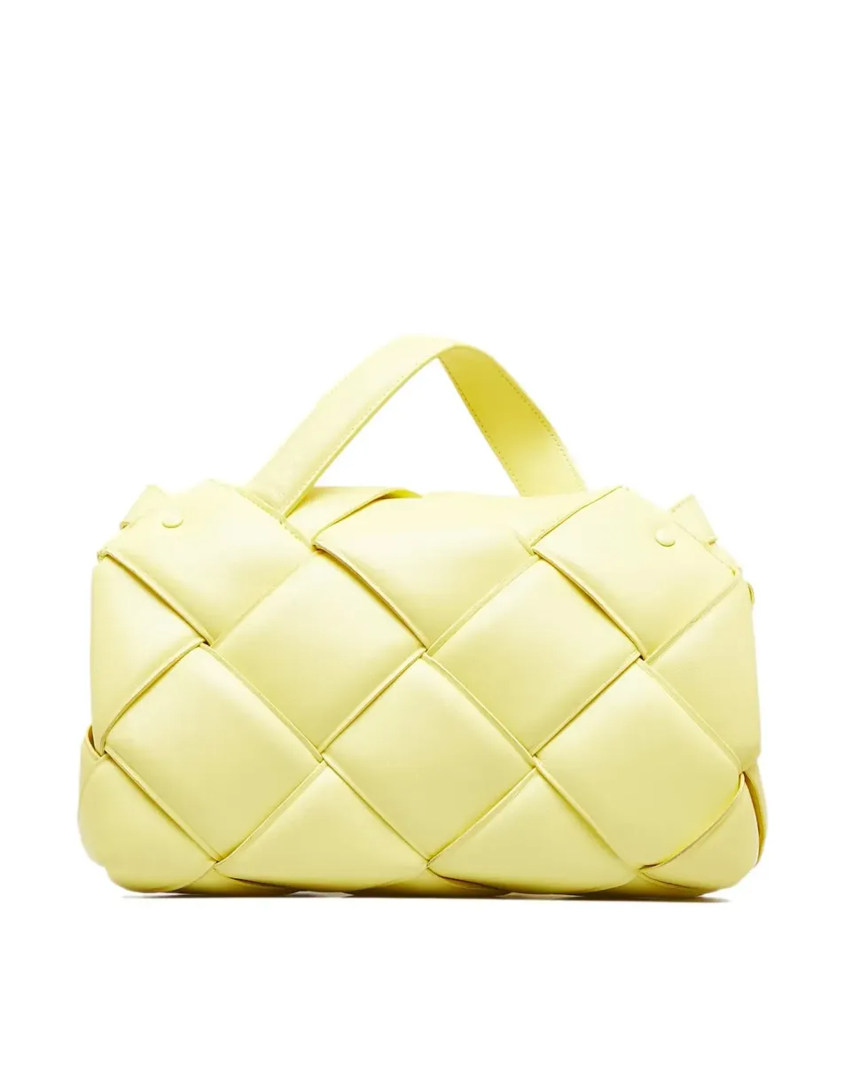 Preloved The Pouch Intrecciato Woven Lambskin Leather Shoulder Bag -