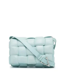 Preloved The Pouch Lambskin Leather Shoulder Bag Light Blue