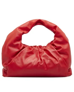 Preloved The Pouch Red Lambskin Leather Shoulder Bag   The Pouch