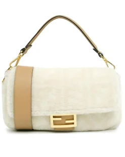 Preloved The Pouch Shoulder Bag Beige Lambskin Leather