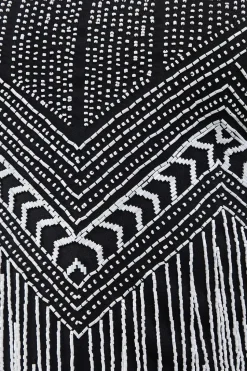 Premium Bead Fringe Embellished Sequin Bandeau Mini Dress