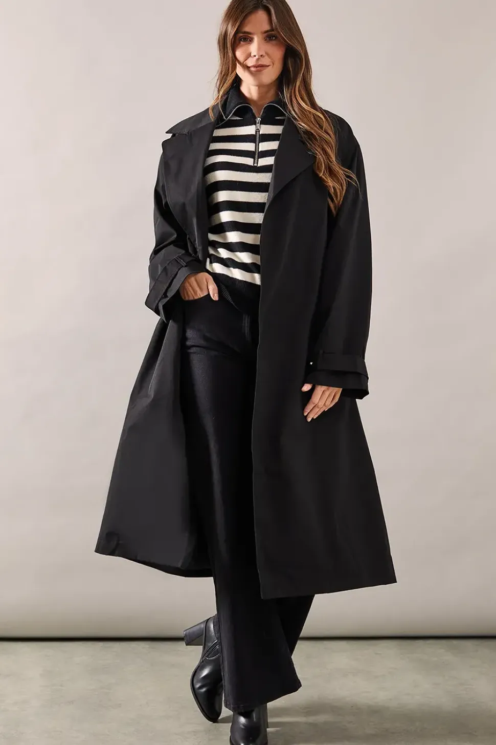 Premium Belted Trench Coat