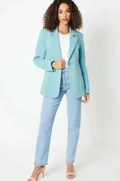 Premium Buckle Detail Blazer