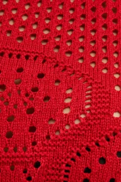 Premium Crochet Cotton Knitted Maxi Dress