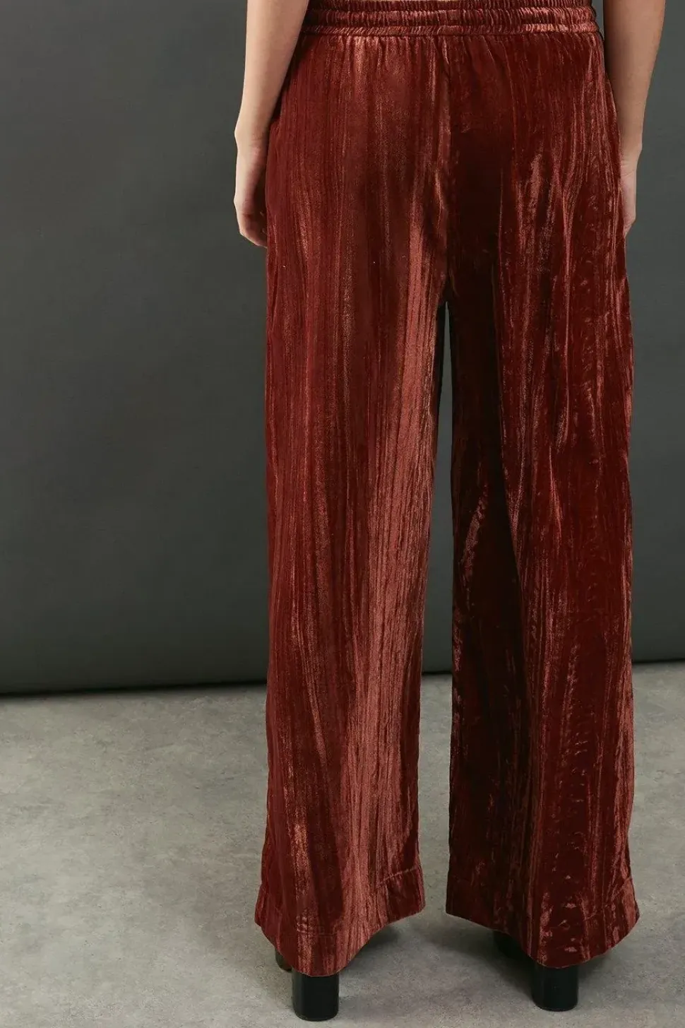 Premium Crushed Velvet Drawstring Trouser