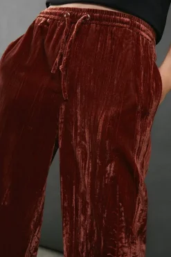 Premium Crushed Velvet Drawstring Trouser