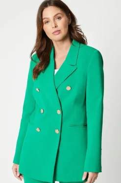 Premium Double Breasted Longline Blazer
