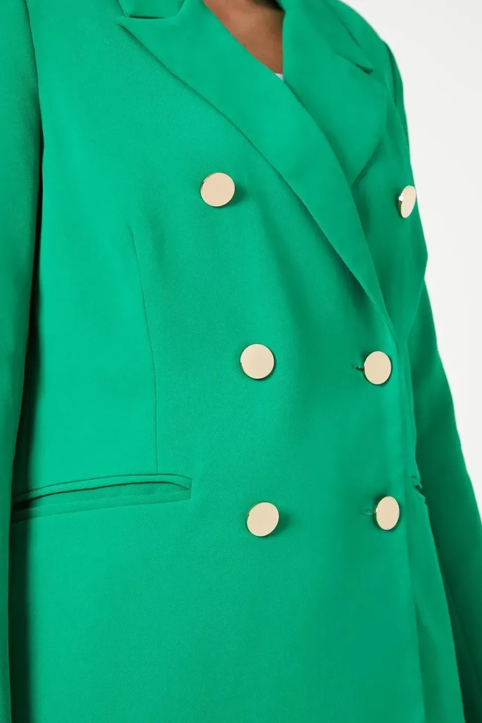 Premium Double Breasted Longline Blazer