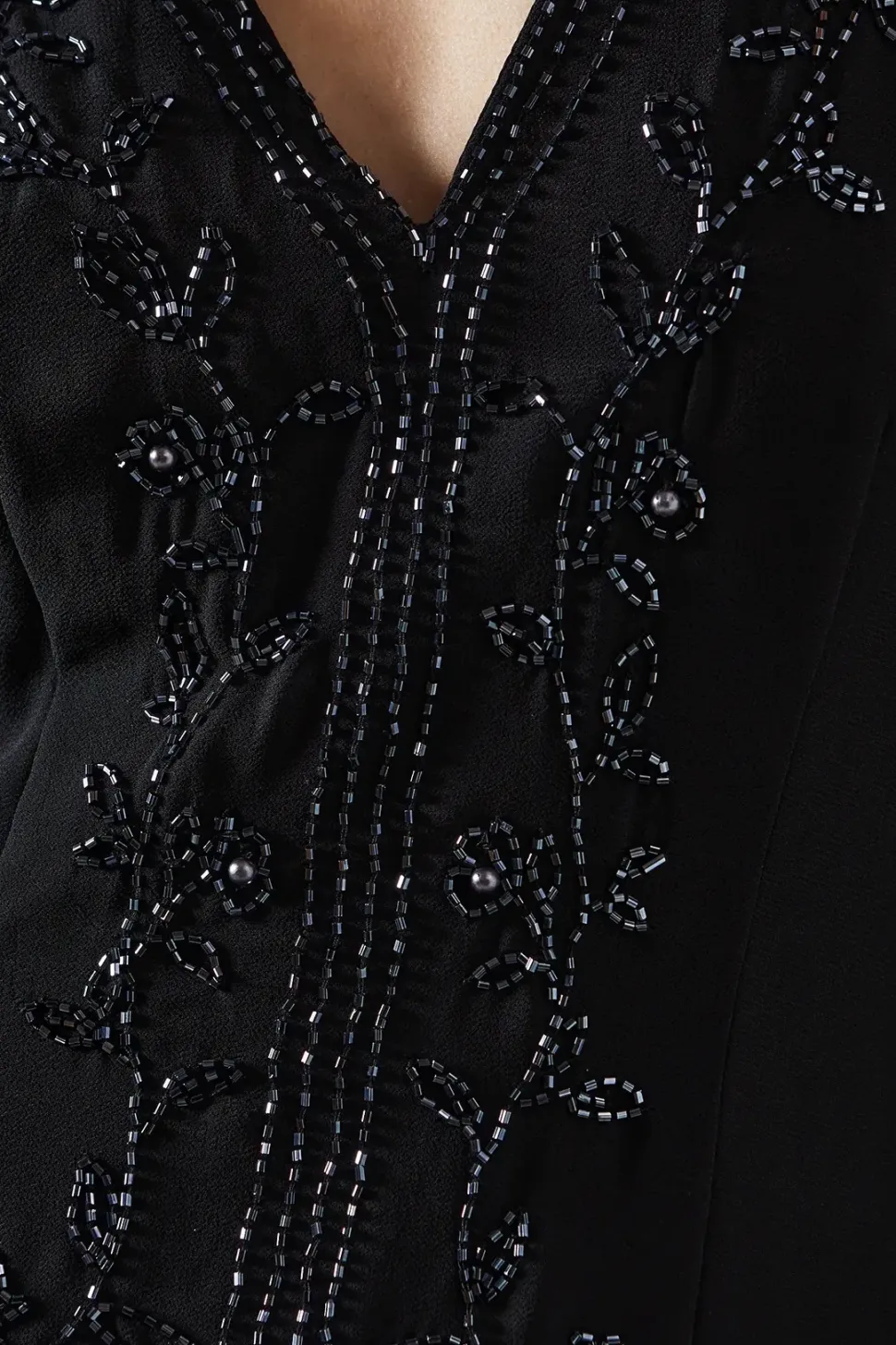 Premium Embellished Ruffle Tier Sequin Midi Dress