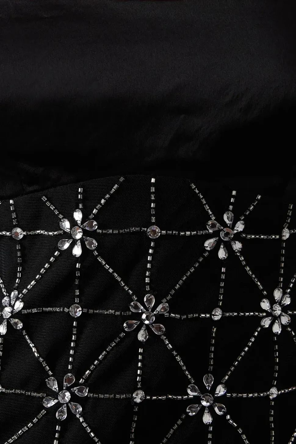 Premium Embellished Sequin Square Neck Midi Dress