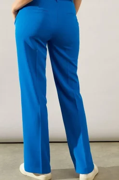 Premium Front Seam Detail Wide Leg
