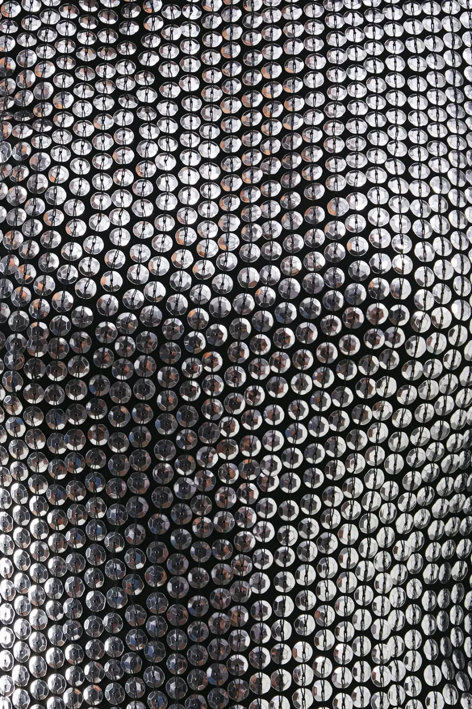 Premium Hand Embellished Sequin High Neck Maxi Dress