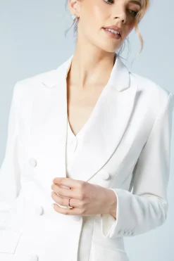 Premium Hourglass Silhouette Double Breasted Blazer