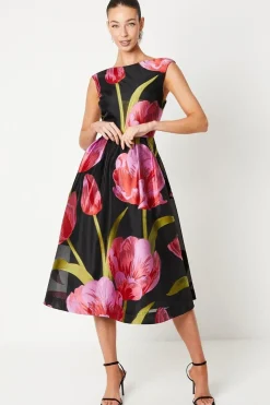 Premium Jacquard Midaxi Dress