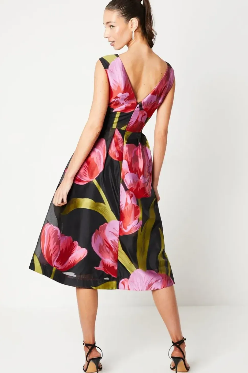 Premium Jacquard Midaxi Dress