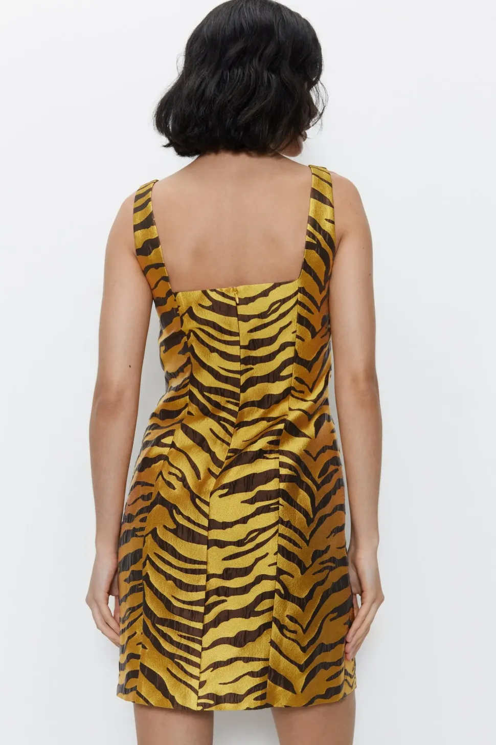 Premium Jacquard Mini Dress