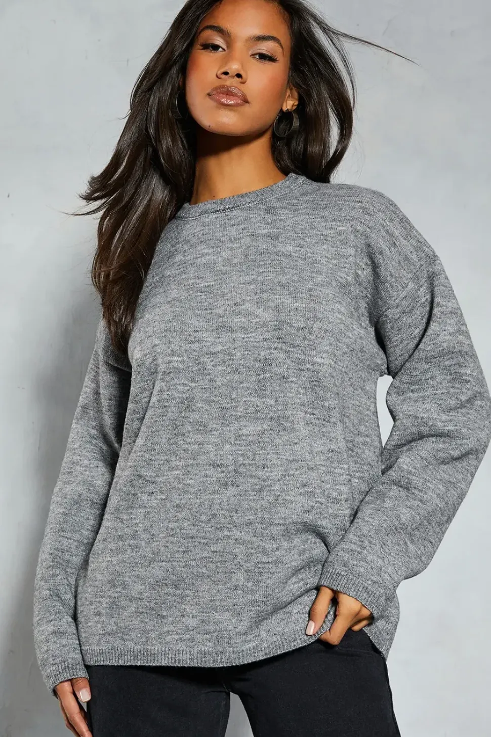 Premium Knitted Mohair Oversized Jumper
