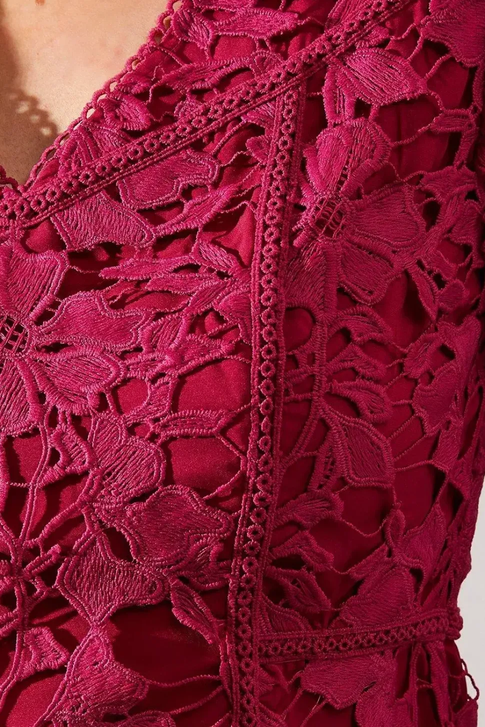 Premium Lace Pencil Dress