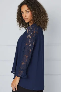Premium Lace Sleeve Top