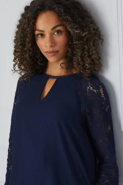 Premium Lace Sleeve Top