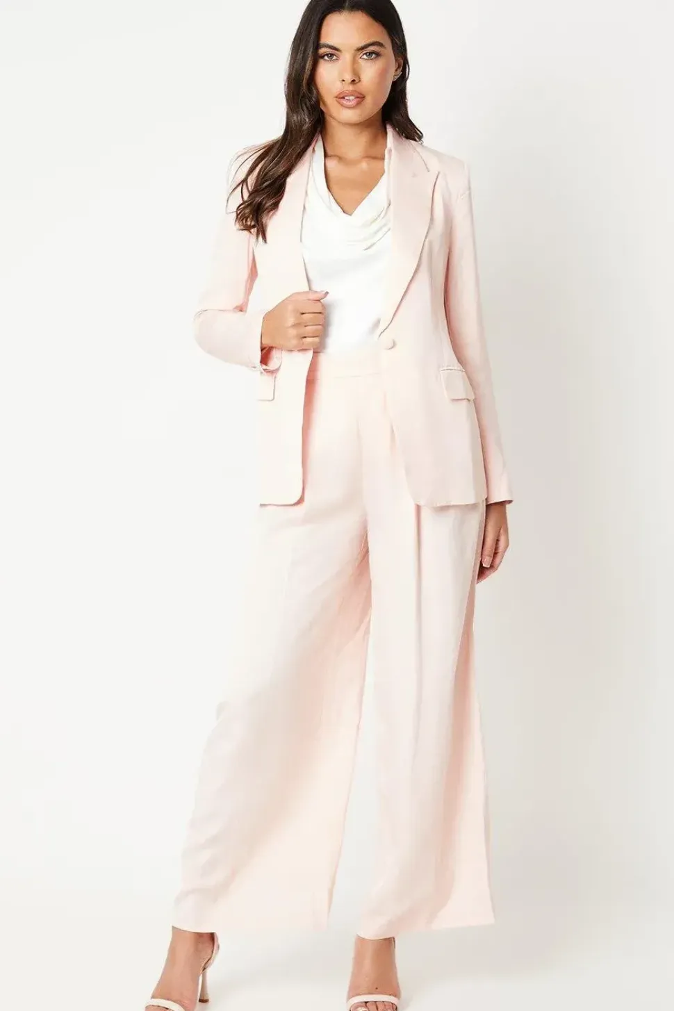 Premium Linen Mix Single Breasted Blazer