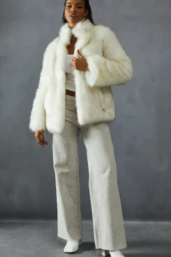 Premium Mixed Faux Fur Coat