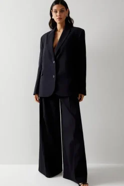 Premium Oversized Singe Breasted Blazer