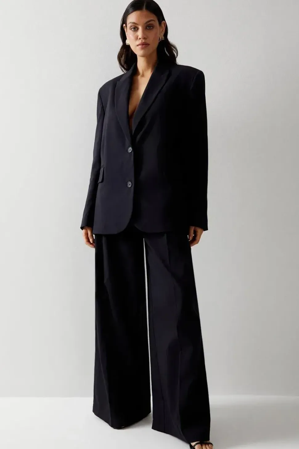 Premium Oversized Singe Breasted Blazer